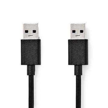 USB A naar USB A kabel | 1 meter | USB 3.0 (Vertind koper), Verzenden, Nieuw
