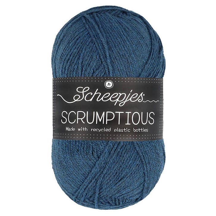 Scheepjes Scrumptious - 305 Blue Surf Cake - Gerecycled Po, Hobby en Vrije tijd, Breien en Haken, Ophalen of Verzenden