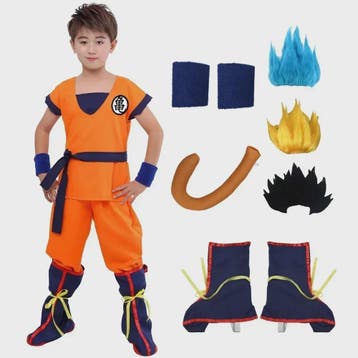Son Goku Kinder Cosplay Kostuum - Anime Dragon Ball Z Outfit, Verzenden, Nieuw