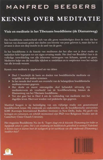 Kennis over meditatie 9789081240222 M. Seegers, Boeken, Verzenden, Zo goed als nieuw, M. Seegers