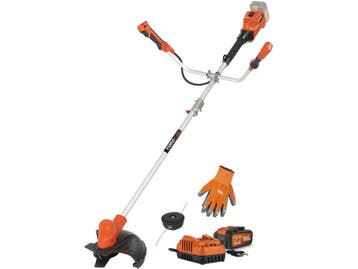 Powerplus POWDPGBCS1 - Accu bosmaaier 40 V - 2 in 1 maaier, Tuin en Terras, Hand-tuingereedschap, Verzenden, Zo goed als nieuw