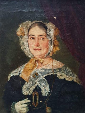 Spaanse school (XIX) - Portrait of Juana de Díaz y de Collar