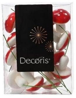 Paddenstoel Rood met Witte Stippen 4 cm doosje, Ophalen of Verzenden, Nieuw