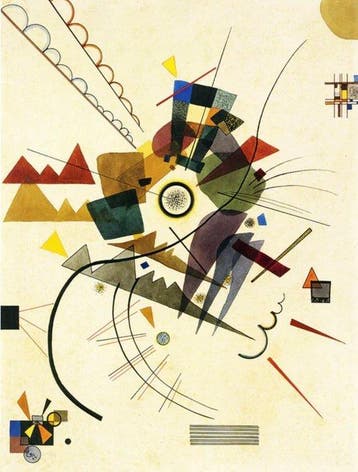 Wassily Kandinsky - Ringsum, 1924. - 90 x 70 cm.