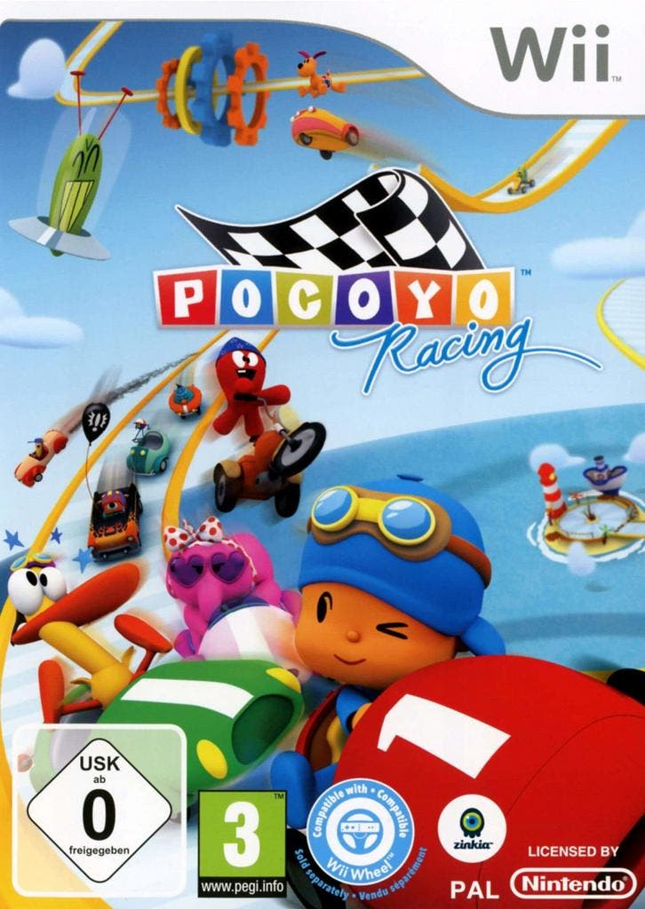 Wii Pocoyo Racing, Spelcomputers en Games, Games | Nintendo Wii, Zo goed als nieuw, Verzenden