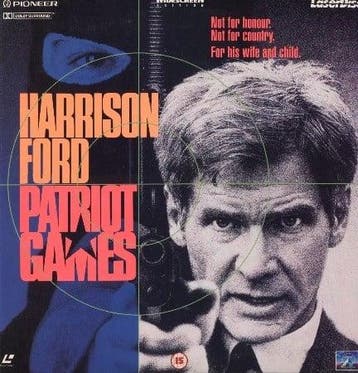 Patriot Games (1992) CLV Laserdisc, Ophalen of Verzenden, Nieuw