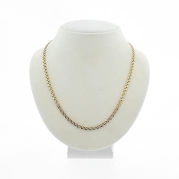 8 karaat Prince of Wales collier (Ketting), Ophalen of Verzenden, Gebruikt, Goud, Goud