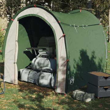 vidaXL Opbergtent waterdicht groen, Caravans en Kamperen, Verzenden, Nieuw, Tot en met 2