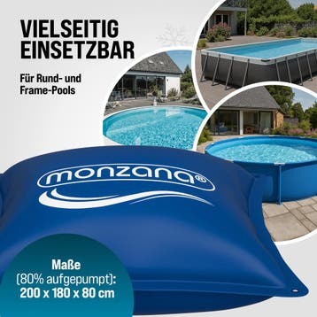 Zwembadkussen XL Blauw 240x200cm -20°C (Zwembaden), Verzenden, Nieuw