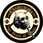 Candlemass 40 Years of Doom Backpatch officiële merchandise, Ophalen of Verzenden, Nieuw, Kleding