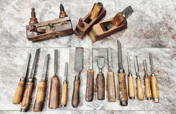 Werkgereedschap (17) - Various Carpenters tools