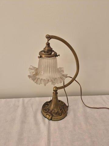 Lamp - Verguld brons - Nieuwe Kunst