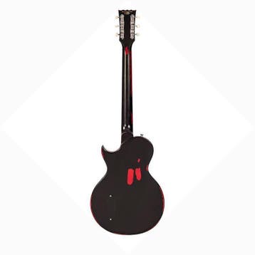 Vintage V120 ICON Distressed Black Over Cherry Red, Ophalen of Verzenden, Nieuw, Solid body, Overige merken
