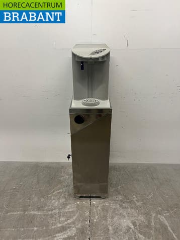 RVS Cosmetal Waterkoeler met onderstel en bekerdispenser, Ophalen of Verzenden, Gebruikt