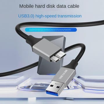 USB 3.0 Micro B Kabel voor Externe Harde Schijven en SSD's -, Verzenden, Nieuw