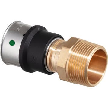 Viega Smartpress overgangsstuk 16x1/2 pers x buitendraad, Doe-het-zelf en Verbouw, Verzenden, Nieuw
