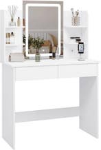 24goodz Kaptafel met LED-verlichting - Verlichte Spiegel - R, Verzenden, Nieuw