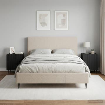 vidaXL Nachtkastje 2 pcs Zwart 43 x 34,5 x 52 cm Bewerkt, Huis en Inrichting, Minder dan 45 cm, Verzenden, Nieuw, Minder dan 55 cm