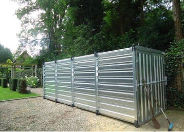 tuinschuur/schuur/tuinhuis/kovobel/snelbouwcontainer/opslag, Tuin en Terras, Bergingen en Tuinkasten, Ophalen, Nieuw, Metaal, Overige typen