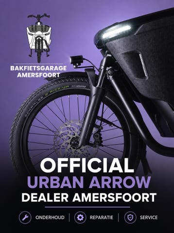 Bakfietsgarage Amersfoort Urban Arrow official Service, Fietsreparatie