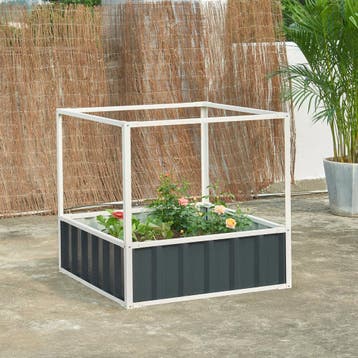 Moestuinbak met net Alblasserdam met 1 paar handschoenen 90x, Verzenden