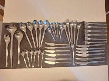 Sambonet - Bestekset (44) - Staal - Sambonet - Flat, Antiek en Kunst