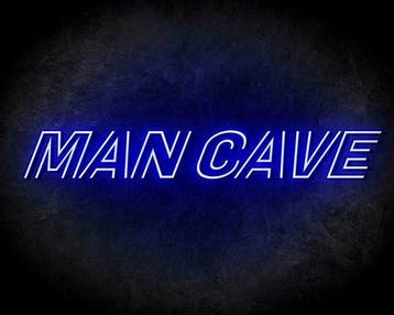MAN CAVE neon sign - LED neon reclame bord neon letters v..., Verzenden