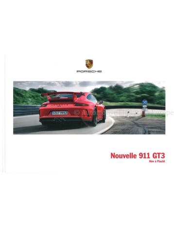 2018 PORSCHE 911 GT3 HARDCOVER BROCHURE FRANS, Boeken, Auto's | Folders en Tijdschriften, Nieuw, Porsche, Author