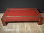 Middentafel - Hout, Verguld messing - Tafeltje Vintage
