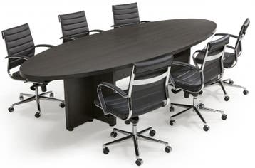Nieuw Directievergadertafel Donker Eiken 320cm HHV, Ophalen of Verzenden, Nieuw in verpakking