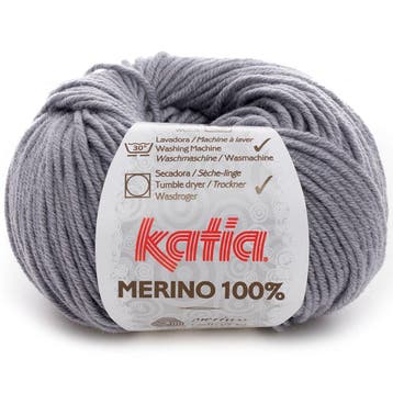 Katia Concept Merino 100% - 504 grijs - Wol Garen, Ophalen of Verzenden, Nieuw