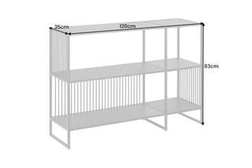 Moderne boekenkast ARCHITECTURE 120cm grafiet - 44764, Huis en Inrichting, Ophalen of Verzenden, Nieuw
