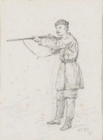 Filippo Palizzi (1819-1899) - Cacciatore