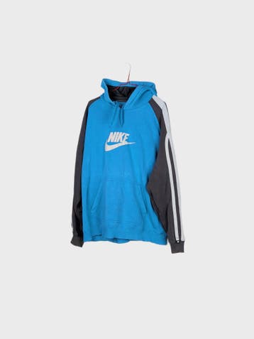 Nike Hoodie Heren maat XL Blauw Vintage, Blauw, Nike, Maat 56/58 (XL), Ophalen of Verzenden