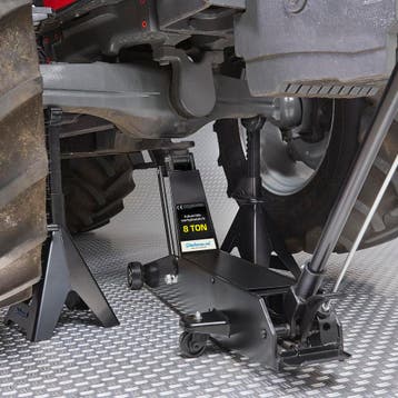 Datona Werkplaatskrik 8 ton met hoge assteunen 12 ton -, Ophalen of Verzenden, Nieuw