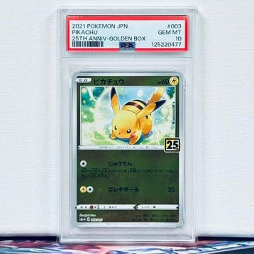 Pokémon Graded card - PIKACHU #003 - Pokémon - PSA 10, Nieuw
