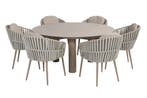 Taste Eva/Donato 6-persoons ronde dining tuinset Ø160 cm. -, Verzenden, Nieuw, Overige materialen, Tuinset