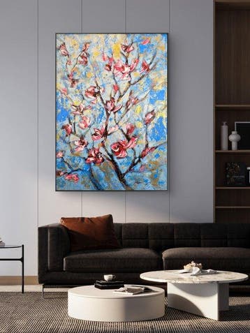 Jana Noldin - Original Painting  Magnolia in bloom - I
