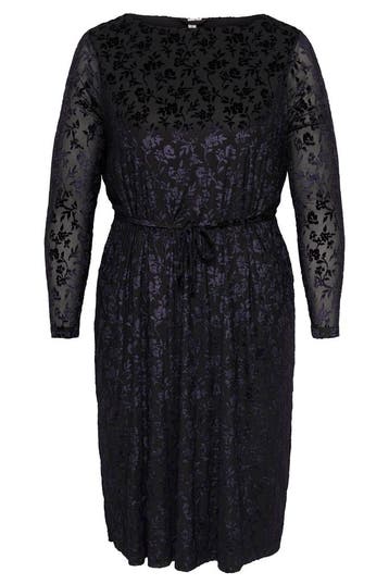 ONLY midi jurk lange mouw Maat:, Kleding | Dames, Verzenden, Nieuw, Overige kleuren