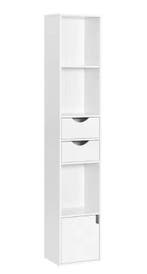 Staande Boekenkast met Laden en Deur – Modern 158 cm Hoog, Verzenden, Nieuw