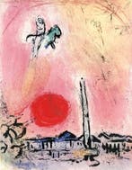 Marc Chagall (1887-1985) - Place de la Concorde, Antiek en Kunst