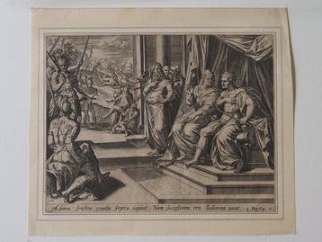 4 Scenes from the lifes of kings David and Salomon
