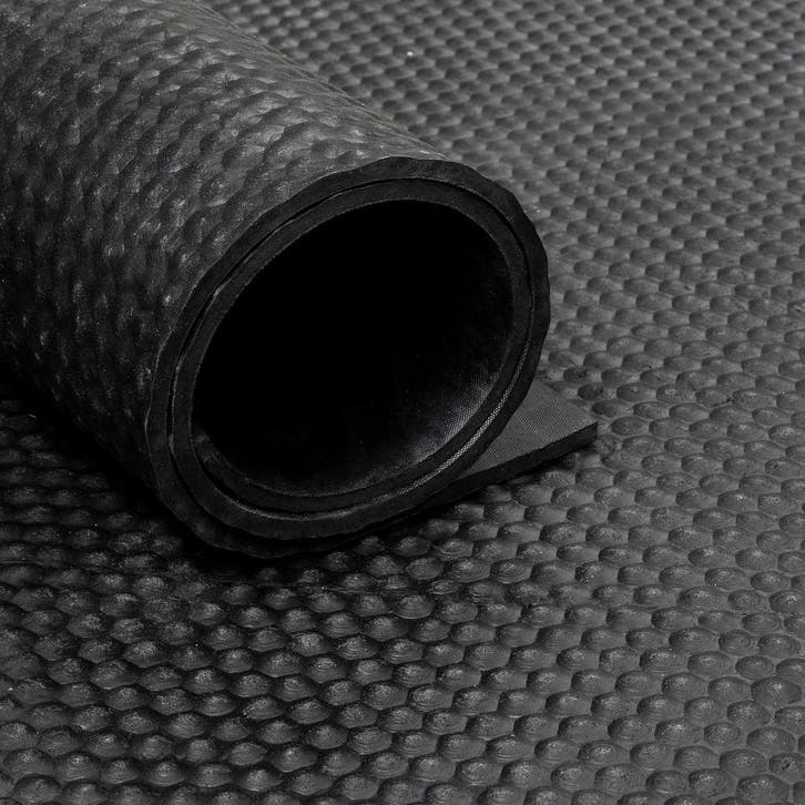 Rubber loper / rubbermat op rol Hamerslag 10mm - Breedte 250, Doe-het-zelf en Verbouw, Overige Doe-het-zelf en Verbouw, Verzenden