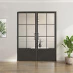 OUTLET: Dubbele stalen taatsdeur 6 Vlaks met kickplate  Mode, Minder dan 80 cm, Overige typen, Nieuw, Metaal