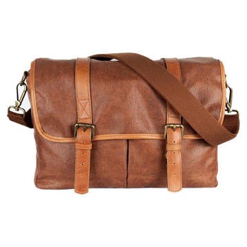 Bronkey Roma Waxed Canvas Camera Bag Koffie - Tweedehands, Verzenden, Gebruikt