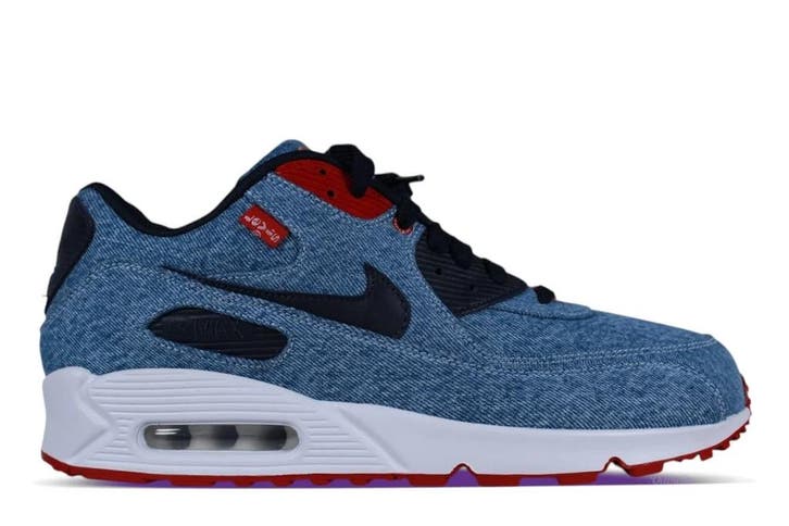 Nike Air Max 90 iD Levis Denim • 44.5 46, Kleding | Heren, Schoenen, Sneakers of Gympen, Ophalen of Verzenden