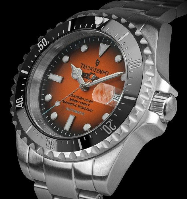 Tecnotempo - Automatic Diver 2000M - Limited Edition, Sieraden, Tassen en Uiterlijk, Horloges | Heren