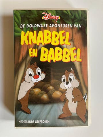 KNABBEL EN BABBEL (VHS), Verzenden, Gebruikt