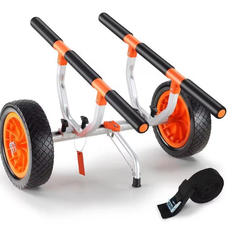 Kajak transportkar trolley met massieve wielen verstelbaar, Watersport en Boten, Suppen, Nieuw, Verzenden