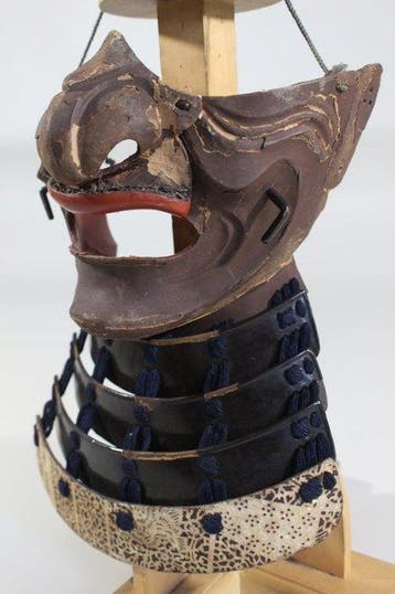 Mengu/Menpo - Japan - E3-531 Sabinuri Menpo van Samurai Edo